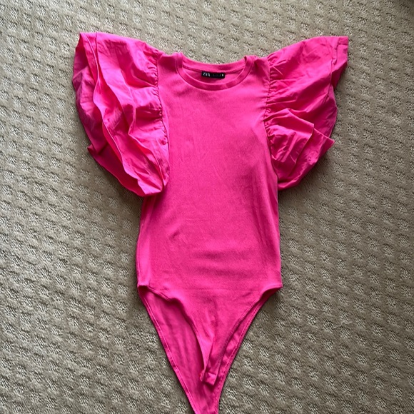 Zara Tops Zara Bodysuit M Poshmark